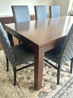 Esstischstühle Blau Einzeln oder im Set Bild 2