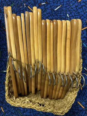 18 Holzkleiderbügel Garderoben-Kleiderbügel Bild 2