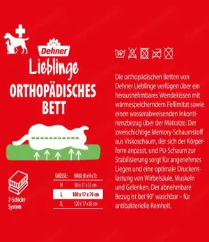 Orthopädisches Hundebett  Bild 4