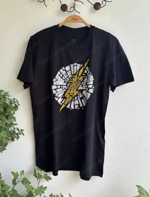 Schwarzes Herren Shirt von The Flash