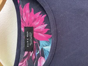 Dk.-blaues Shirt von Zara Man Bild 3