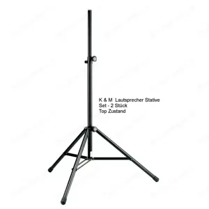 K & M - 214 6  Lautsprecher Boxenstative 2 Stk. im Set