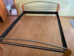 Doppelbett mit Samina Lamellenrost und Matratze Bild 5
