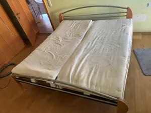 Doppelbett mit Samina Lamellenrost und Matratze