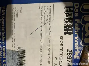 Sportfederansatz für VW Polo Typ 6R  Bild 4