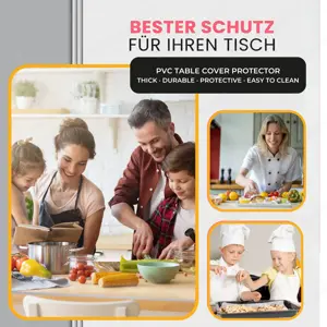 Artwelt Premium transparente Tischfolie   Nach Maß gefertigt & direkt mit DHL geliefert  Bild 8