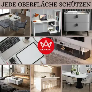 Artwelt Premium transparente Tischfolie   Nach Maß gefertigt & direkt mit DHL geliefert  Bild 10