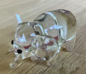 Elefant aus Glas klein Swarovski