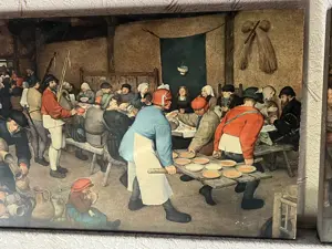 2 Bilder Bauerntanz v. Pieter Bruegel Bild 3