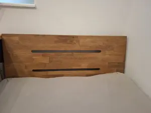 Bett 90 x 200 cm, Eiche massiv Bild 3