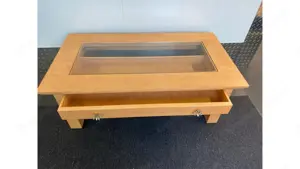 Hübscher Pinien Vollholz Couchtisch 