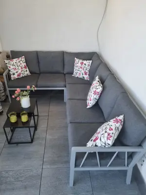 Loungegarnitur mit 4 Sessel
