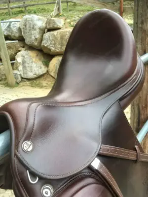 Prestige Dressur Sattel Modell X-Prestige Helen D Tabak braun Bild 6