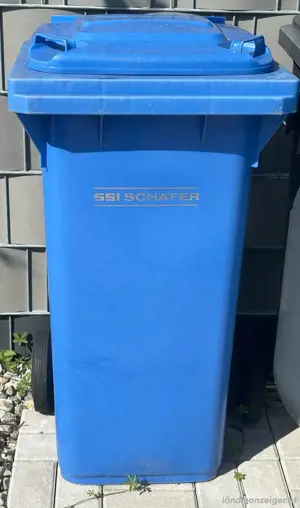 Mülltonne blau