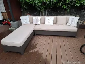 Rattan Gartensitzecke zu verschenken