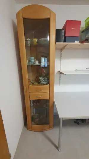 Vintage Möbel - Vitrine mit Glastür