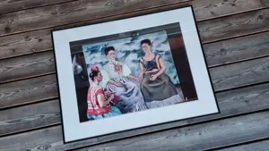 Bild von Frieda Kahlo , hochwertiger Druck 86x66 cm Bild 3