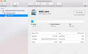 Mac Mini (Mid 2011), 16 GB Ram, 512 GB Samsung 830 SSD Festplatte Bild 6