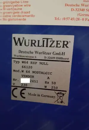 Kaltgetränkeautomat Nostalgic Vendor W64 Red Bull Bild 2