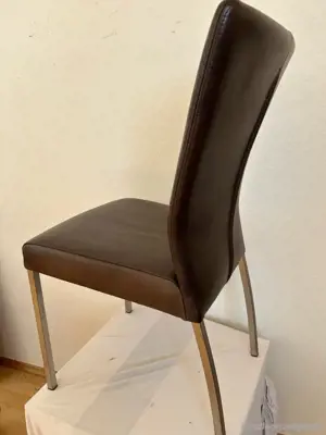 Lederstuhl 4x Esstisch Sessel 