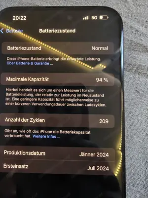 iPhone 15 Pro Max 256GB Blau Bild 2