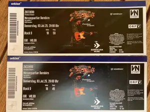 Zucchero Konzert in Dornbirn, 2 sehr gute Karten!