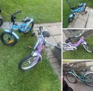 3 ältere Kinderfahrräder 