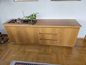 Wohnzimmer Schrankwand, Schrank mit dazu passendem Sideboard Bild 2