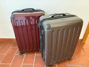 2  Hauptstadt Alex  Koffer   115 L   Bordeaux & Graphit   gebraucht, aber einsatzbereit