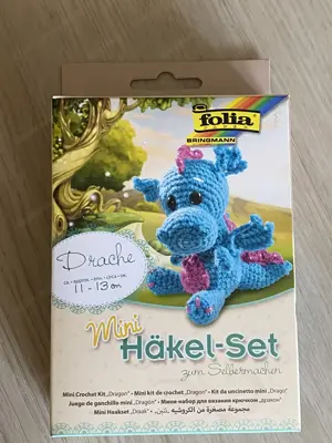 Mini Häkel-Set Drache, 8+