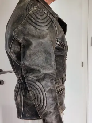 Belo Motorradlederjacke für Herren Größe 54 Bild 2