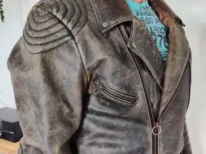 Belo Motorradlederjacke für Herren Größe 54 Bild 4