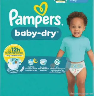 2* Pampers Baby-Dry Windeln | Größe 5 | 11 16 kg | a   36 Stück Bild 2