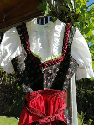 Rose-Dirndl Größe 42 kaum getragen Bild 4