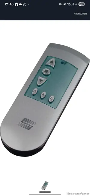 Warema Sonnen EWFS Handsender 1-Kanal 1002551 