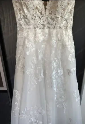 Brautkleid Elfenbeinfarben  Bild 4