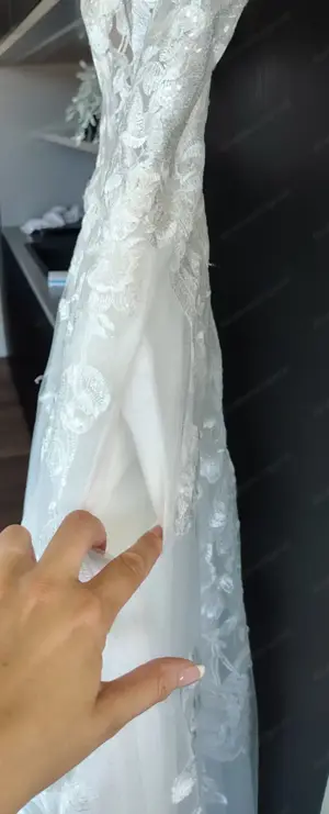 Brautkleid Elfenbeinfarben  Bild 5