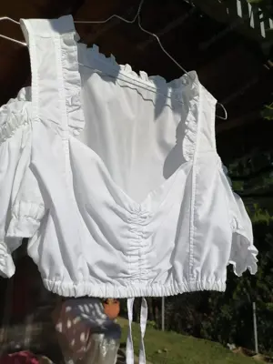 Nostalgisches Moosröschen-Dirndl, Gr. 42 44, gebraucht, gepflegt