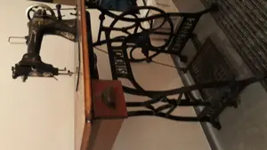 Nähmaschine Marke Stöwer Antik Bild 5