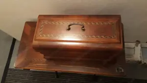 Nähmaschine Marke Stöwer Antik Bild 4