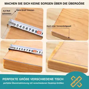 Premium Tischschutzfolie 2,0 mm Glasklar   Wunschmaß | Made in Germany | Direktversand mit DHL Bild 4