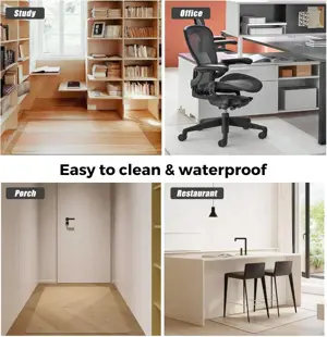 Artwelt Bodenschutzmatte Wunschmaß, 1.5mm transparent, direkt mit DHL versendet! Bild 7