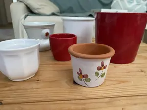 verschiedene Größen Blumen-Übertöpfe Bild 2