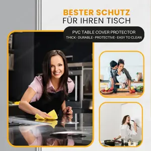 Artwelt Tischfolie 2,2 mm Kratzfest Wasserdicht | Made in Germany | Maßanfertigung DHL Versand Bild 6
