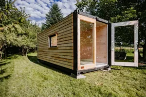 Kleines Haus, Modulhaus, Gartenhaus, Büro, Container Bild 2