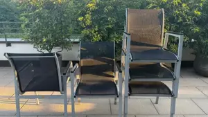 Gartenset Tisch 200x100 inklusive 8 Stühle Bild 6