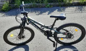 Fahrrad 24 Zoll, schwarz, Mountainbike