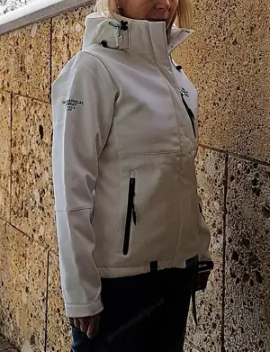 Weisse Jacke zu verkaufen - neu  Bild 2