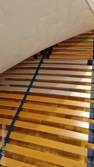Doppelbett Echtholz braun  Bild 3