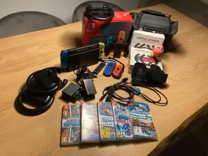 Nintendo, Switch, Konsole, inklusive Zubehör und Spiele